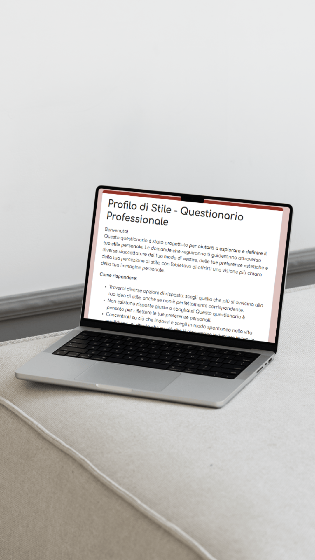 <p>Scopri il tuo Profilo di Stile personale.</p>
